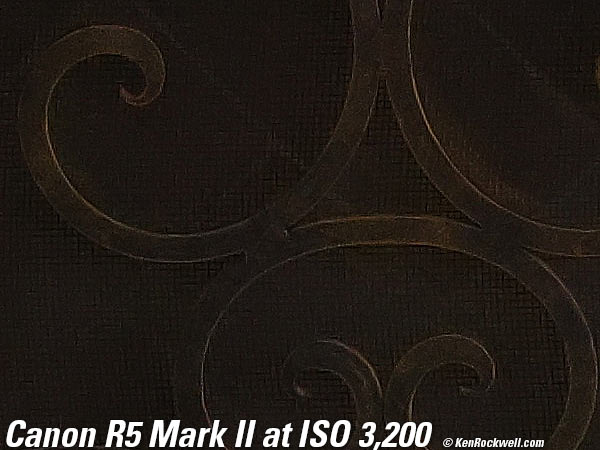 Canon R5 Mark II High ISO Sample Image File