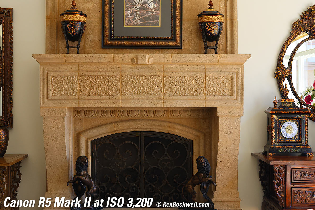 Canon R5 Mark II High ISO Sample Image File
