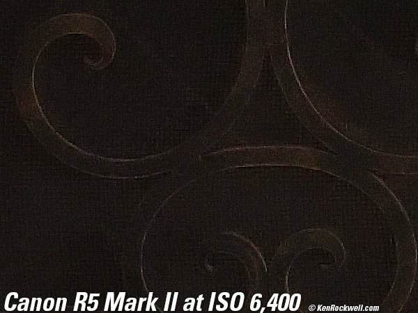 Canon R5 Mark II High ISO Sample Image File