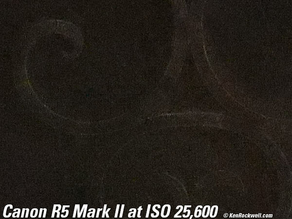 Canon R5 Mark II High ISO Sample Image File