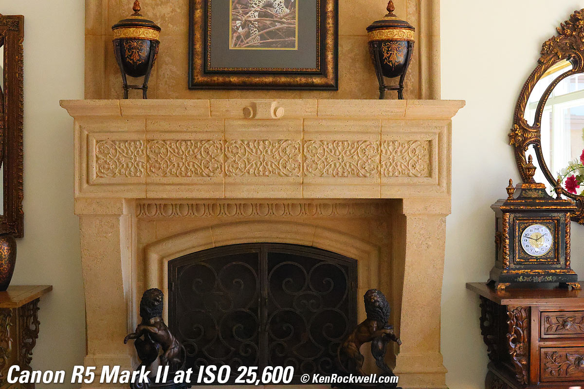 Canon R5 Mark II High ISO Sample Image File