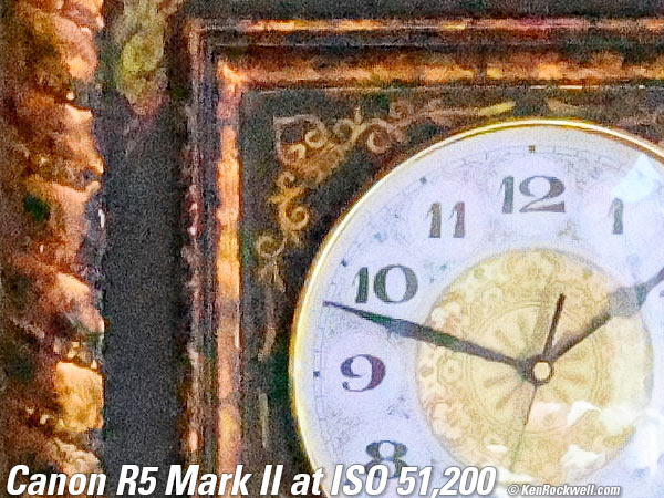 Canon R5 Mark II High ISO Sample Image File