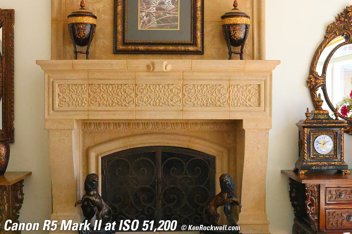 Canon R5 Mark II High ISO Sample Image File