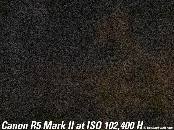Canon R5 Mark II High ISO Sample Image File