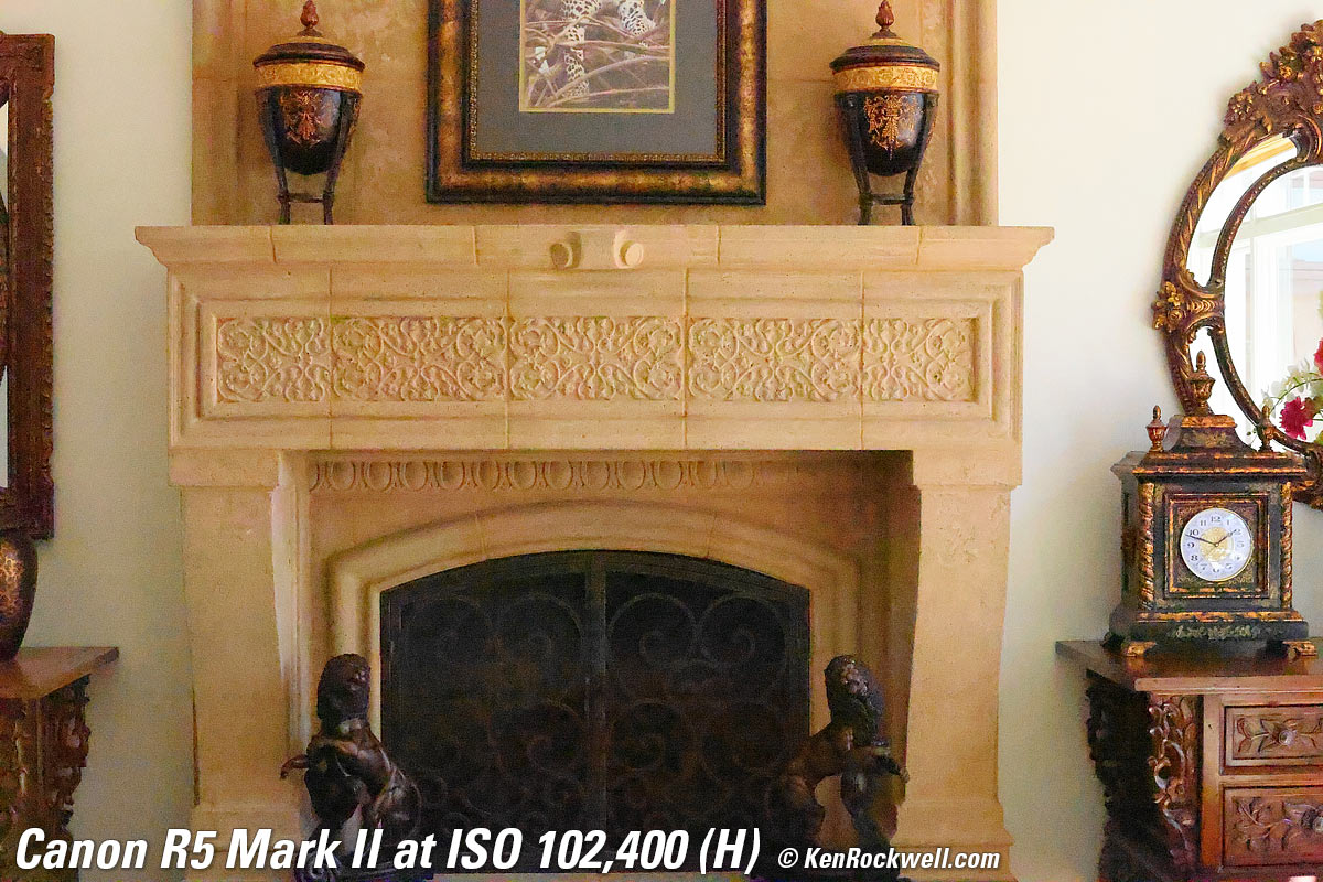 Canon R5 Mark II High ISO Sample Image File