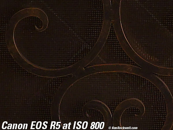 Canon EOS R5 High ISO Sample Image File