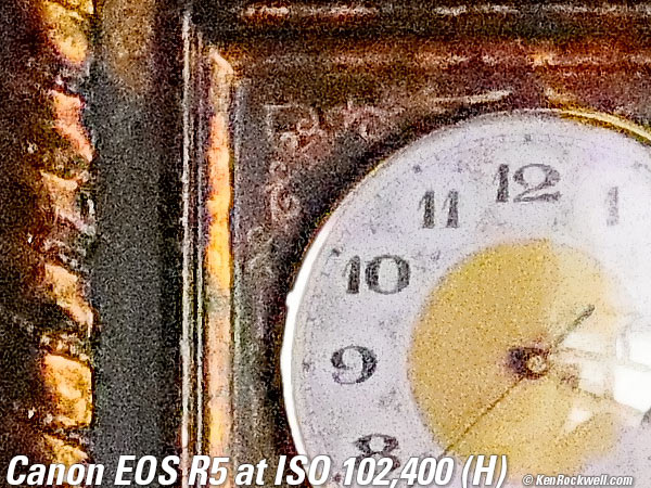 Canon EOS R5 High ISO Sample Image File