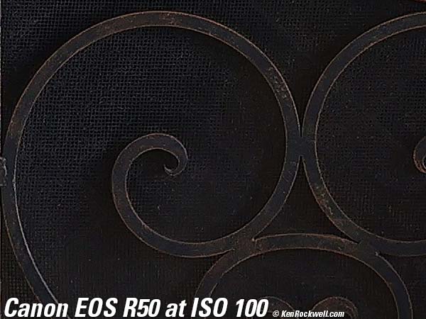 Canon EOS R50 High ISO Sample Image File