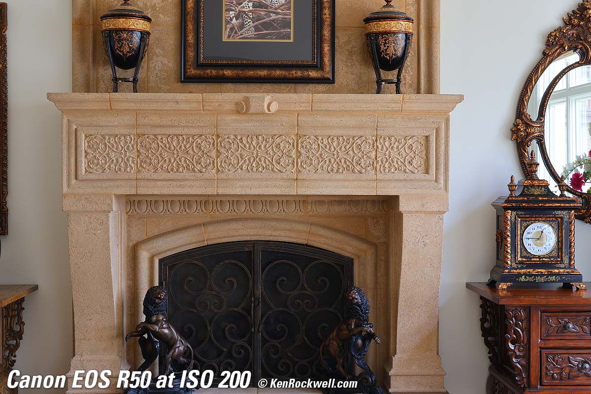 Canon EOS R50 High ISO Sample Image File