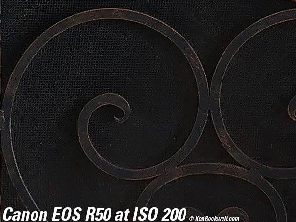 Canon EOS R50 High ISO Sample Image File