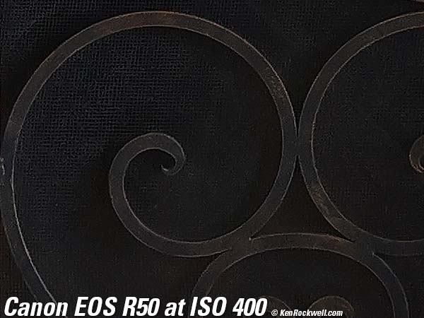 Canon EOS R50 High ISO Sample Image File