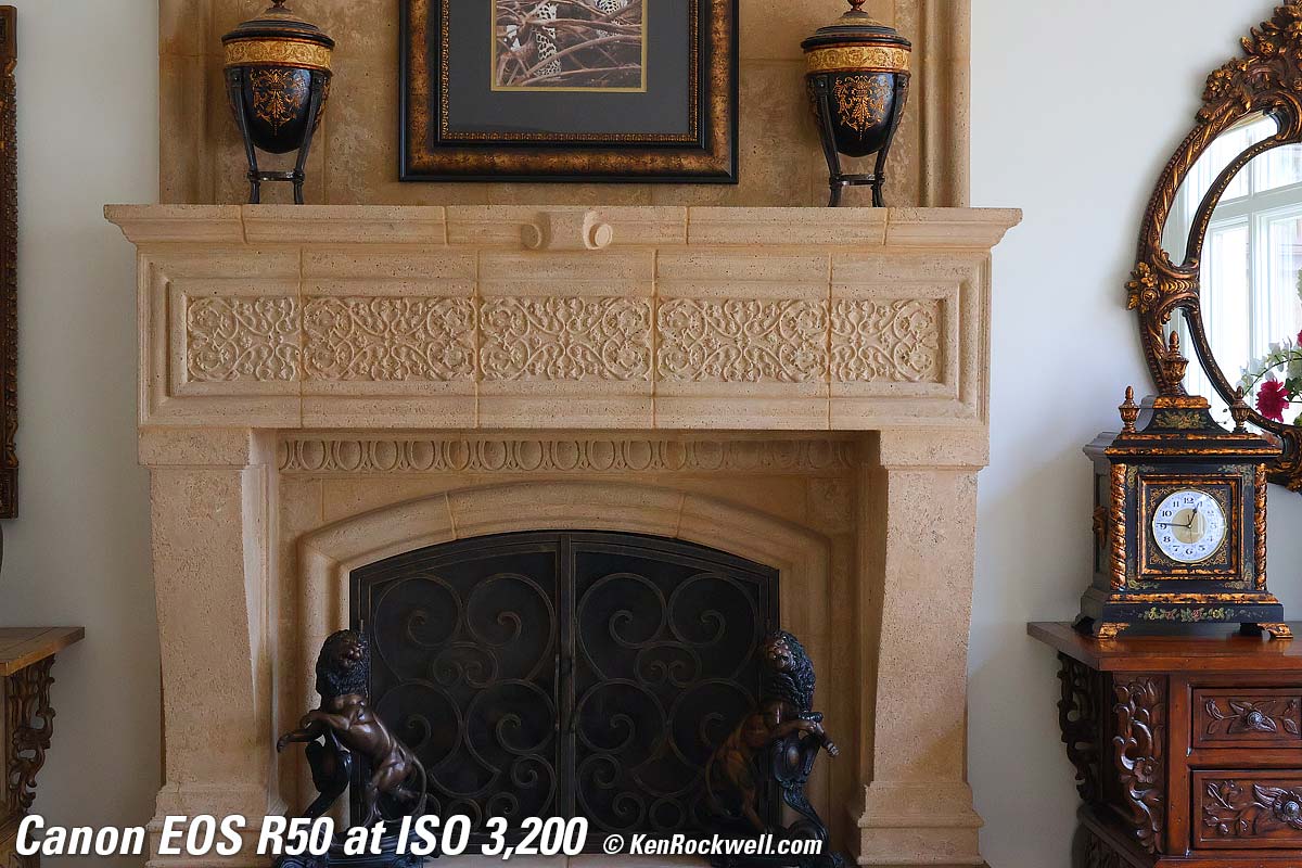 Canon EOS R50 High ISO Sample Image File