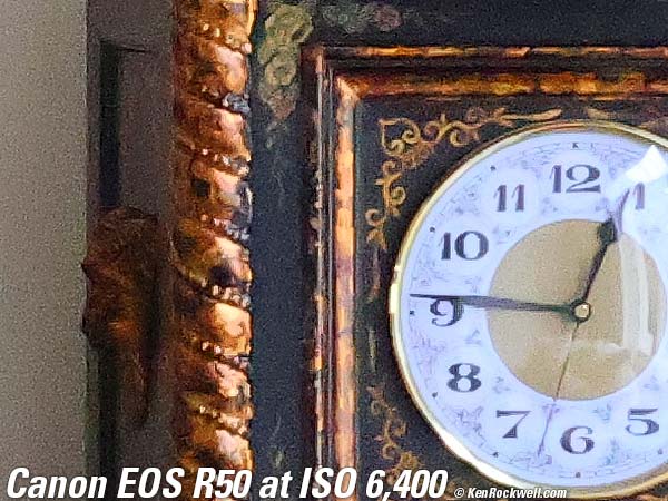 Canon EOS R50 High ISO Sample Image File