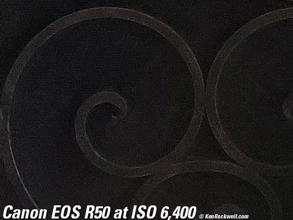 Canon EOS R50 High ISO Sample Image File