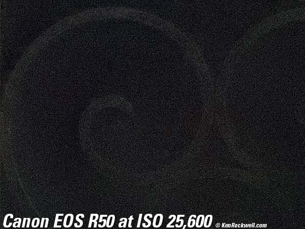Canon EOS R50 High ISO Sample Image File