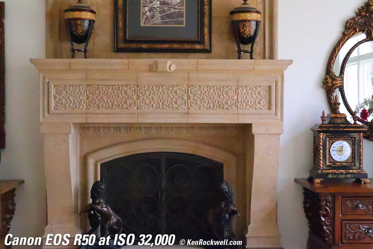 Canon EOS R50 High ISO Sample Image File