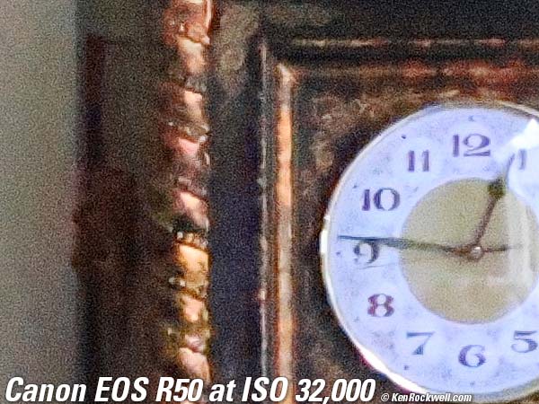 Canon EOS R50 High ISO Sample Image File