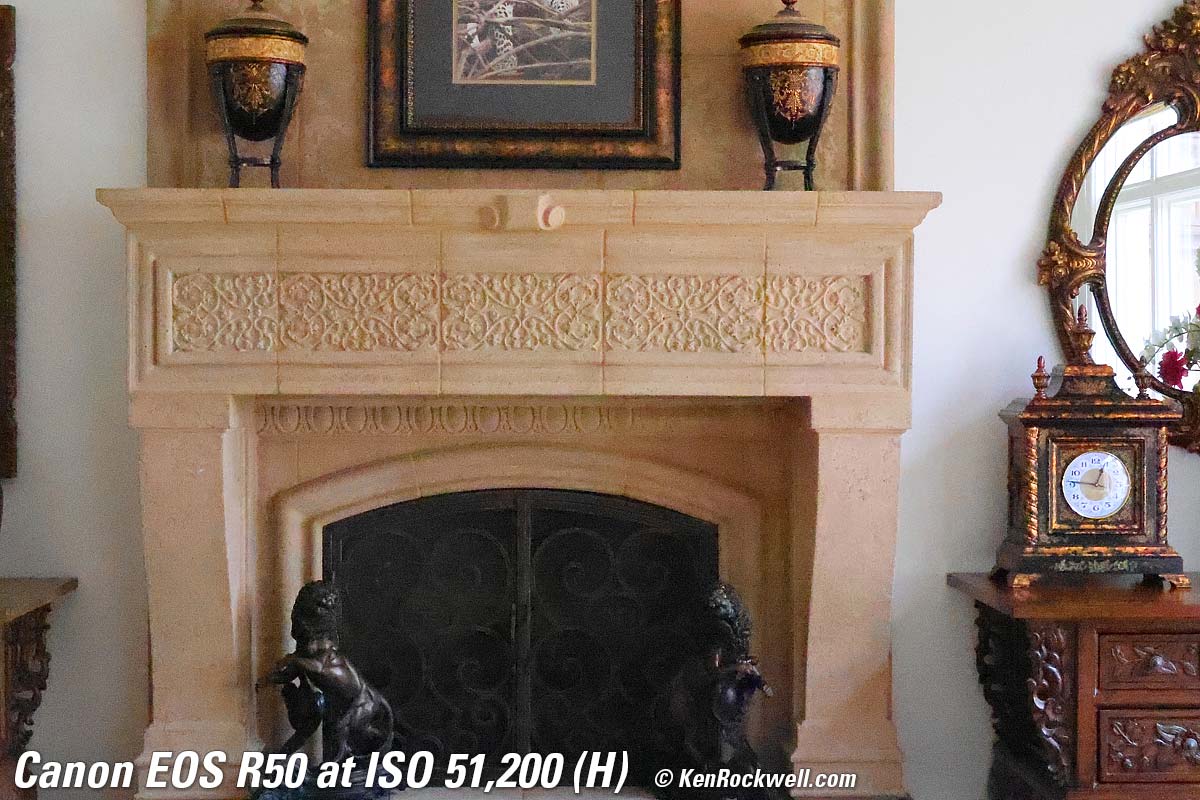 Canon EOS R50 High ISO Sample Image File