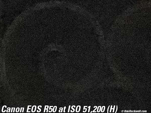 Canon EOS R50 High ISO Sample Image File