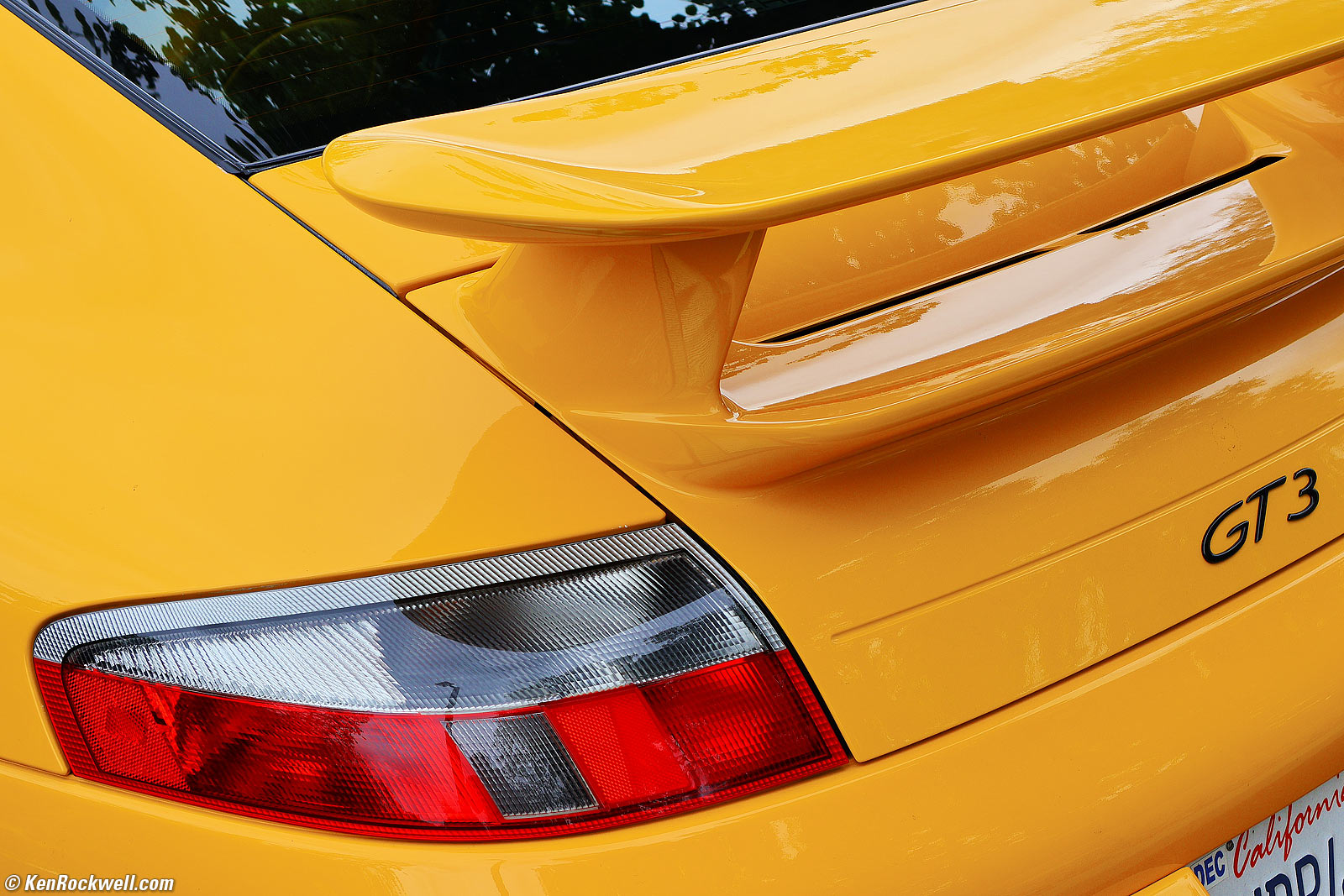 Yellow Porsche GT3