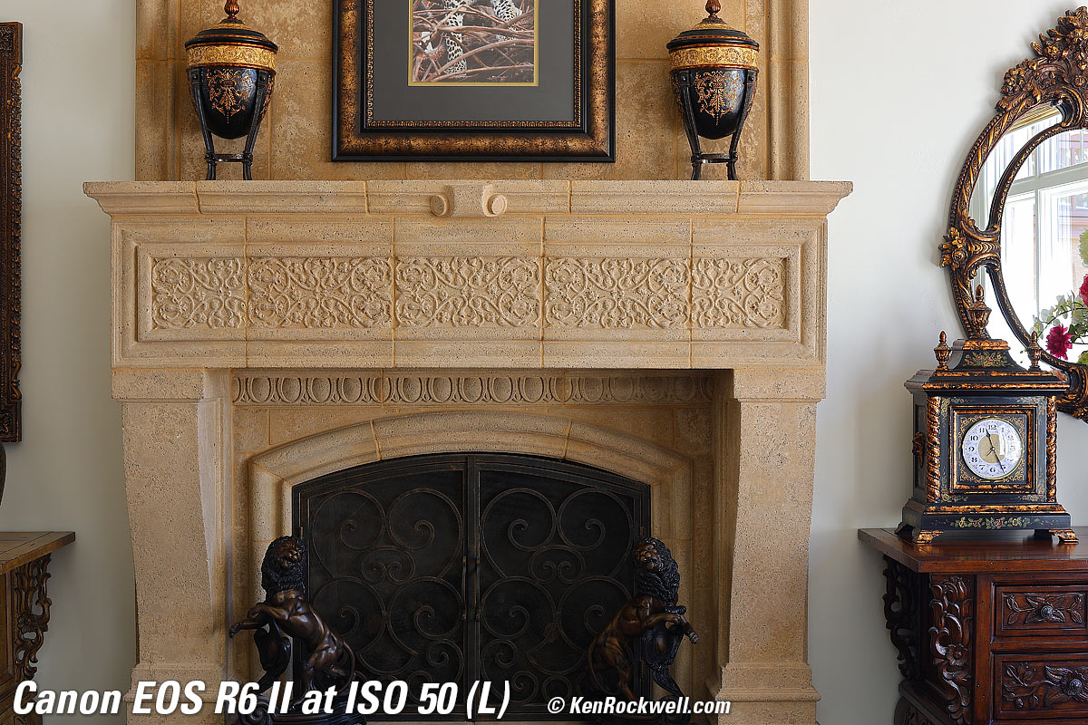 Canon EOS R6 II High ISO Sample Image Files