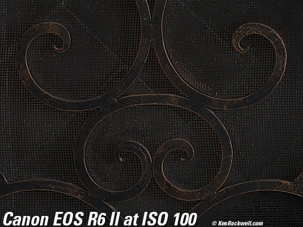 Canon EOS R6 II High ISO Sample Image Files