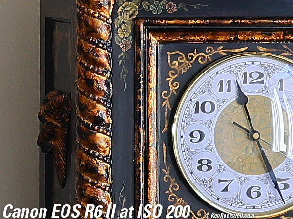 Canon EOS R6 II High ISO Sample Image Files