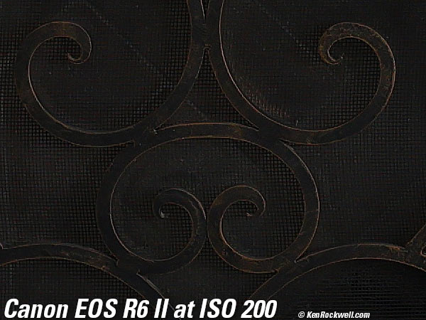 Canon EOS R6 II High ISO Sample Image Files