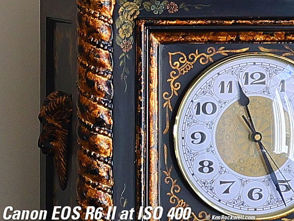 Canon EOS R6 II High ISO Sample Image Files