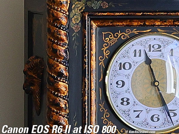 Canon EOS R6 II High ISO Sample Image Files