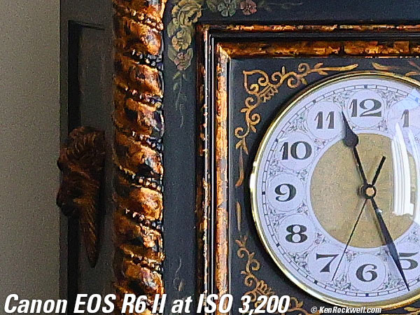 Canon EOS R6 II High ISO Sample Image Files