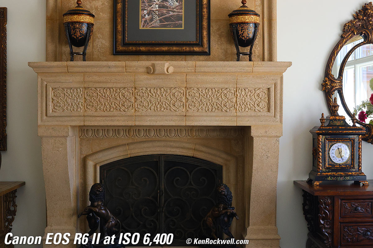 Canon EOS R6 II High ISO Sample Image Files