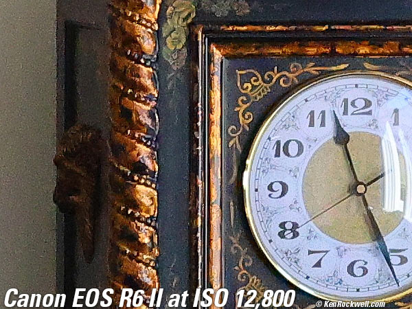 Canon EOS R6 II High ISO Sample Image Files