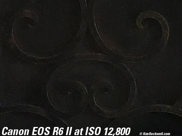 Canon EOS R6 II High ISO Sample Image Files