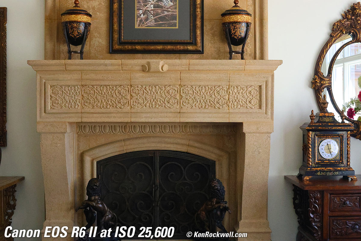 Canon EOS R6 II High ISO Sample Image Files