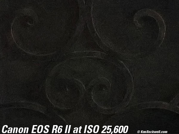 Canon EOS R6 II High ISO Sample Image Files