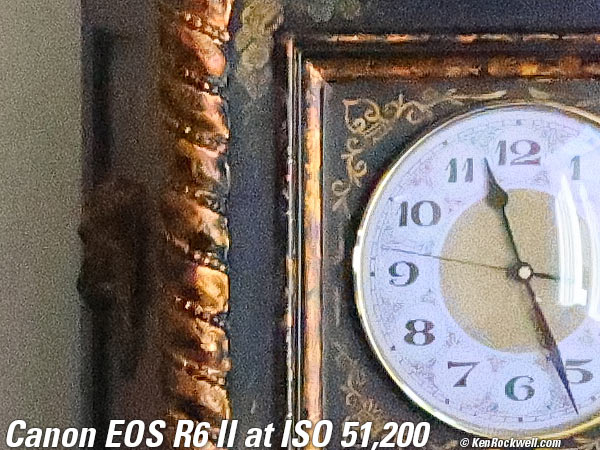 Canon EOS R6 II High ISO Sample Image Files