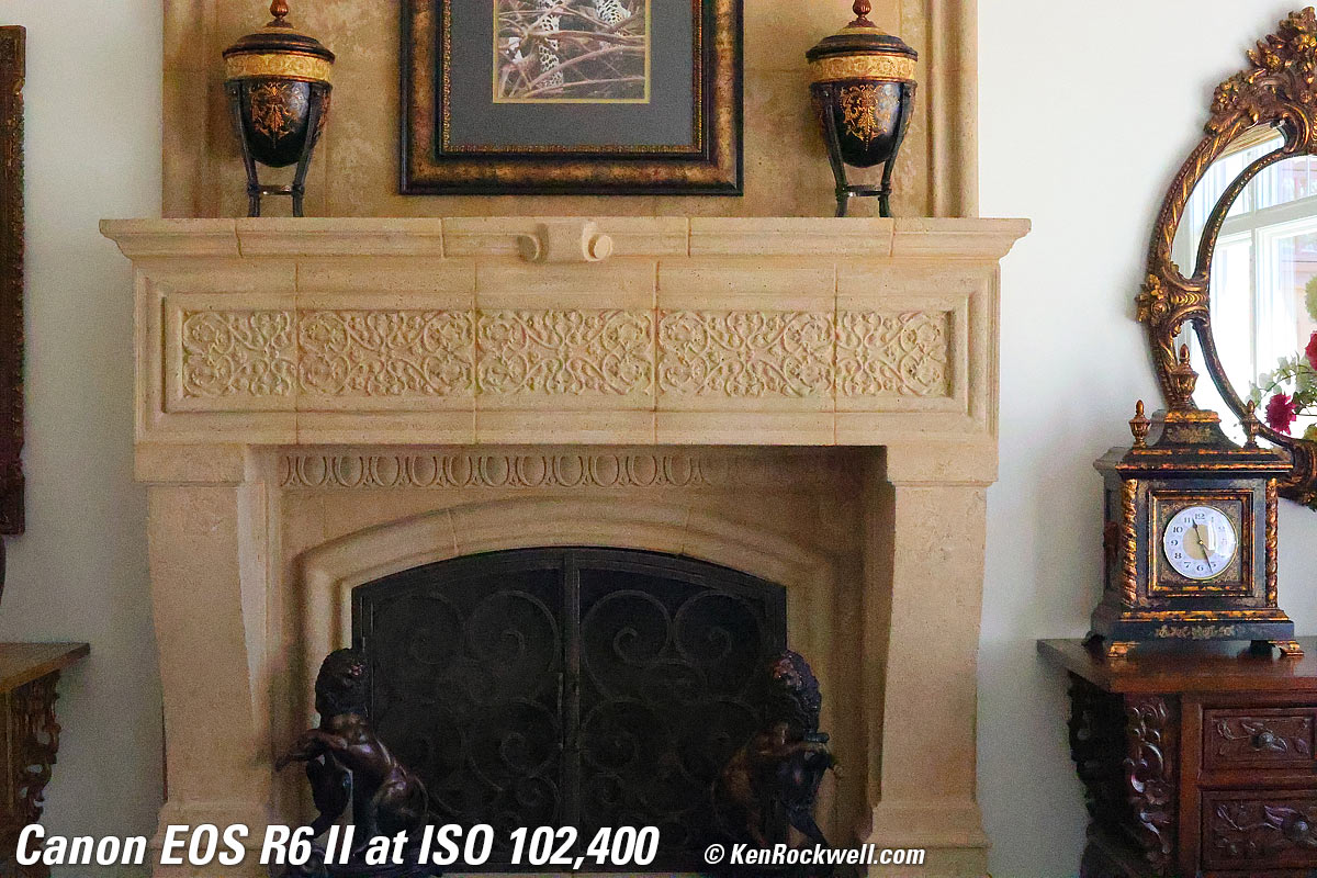 Canon EOS R6 II High ISO Sample Image Files