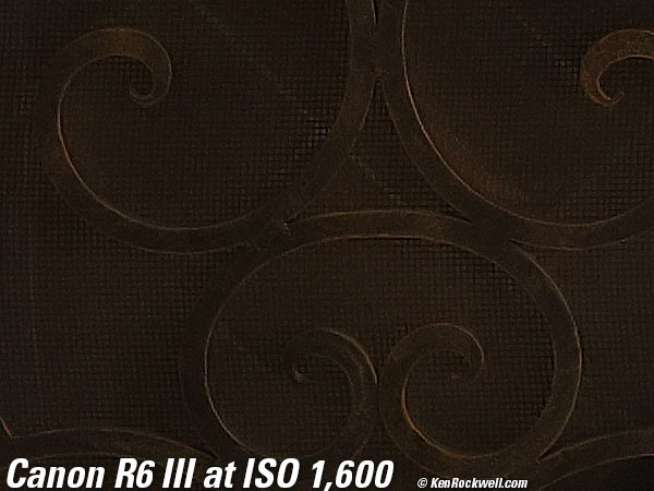 Canon R6 Mk III High ISO Sample Image File