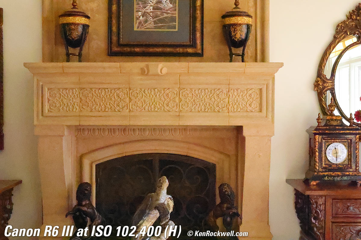 Canon R6 Mk III High ISO Sample Image File