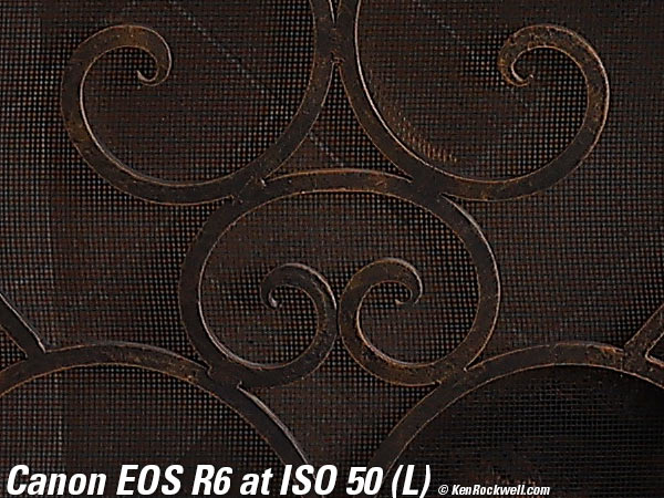 Canon EOS R6 ISO 50 Sample Image File