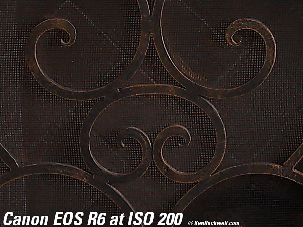 Canon EOS R6 High ISO Sample Image File