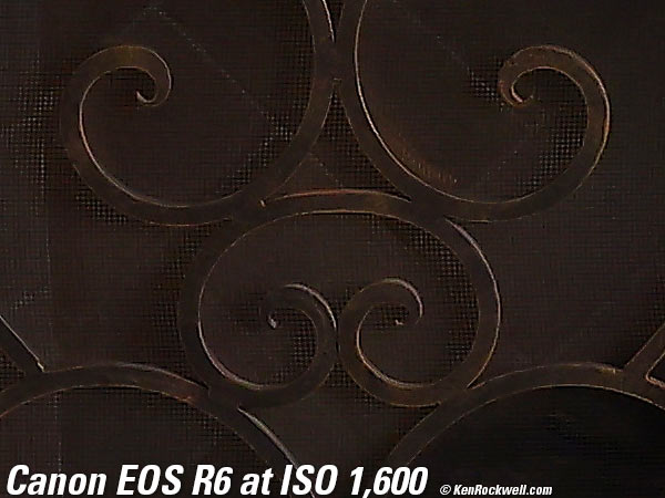 Canon EOS R6 High ISO Sample Image File