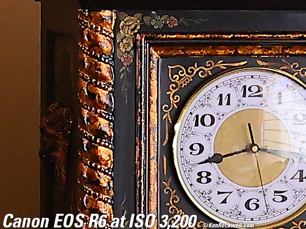 Canon EOS R6 High ISO Sample Image File