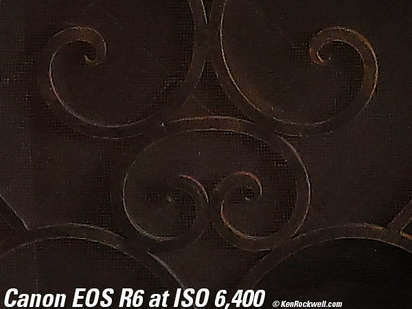 Canon EOS R6 High ISO Sample Image File