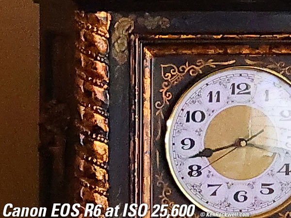 Canon EOS R6 High ISO Sample Image File