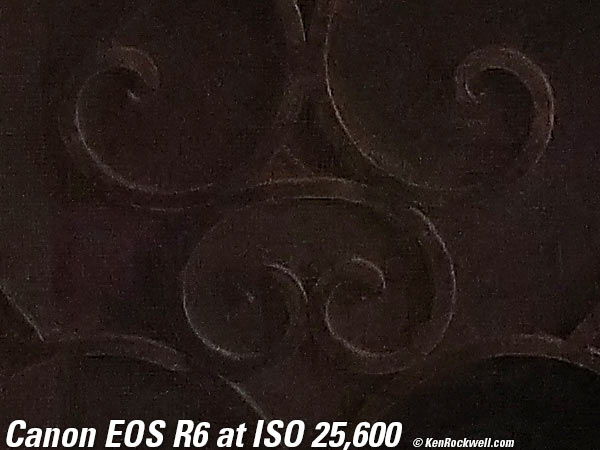 Canon EOS R6 High ISO Sample Image File