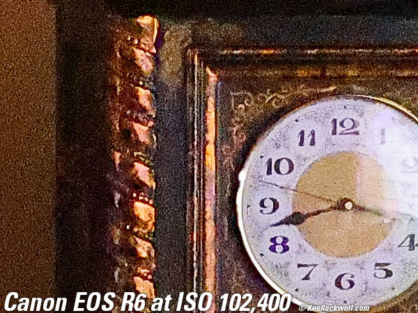 Canon EOS R6 High ISO Sample Image File