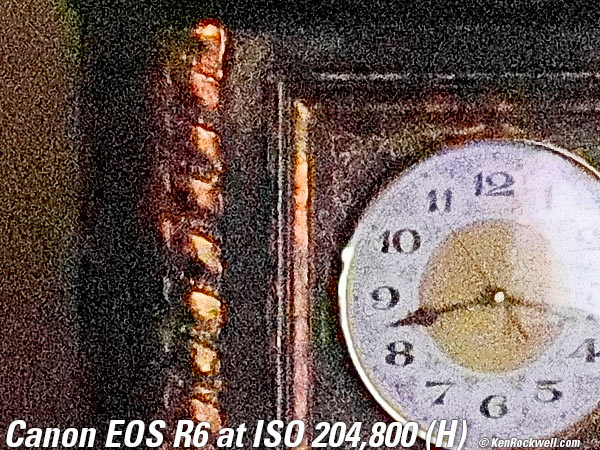 Canon EOS R6 High ISO Sample Image File