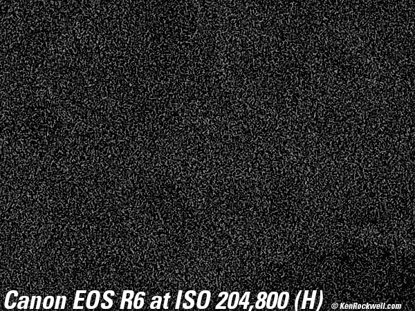 Canon EOS R6 High ISO Sample Image File